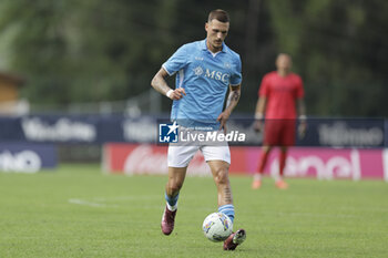 2024-07-16 - Napoli's Spanish defender Rafa Marin controls the ball during friendly match SSC Napoli Anaune val di Non SSC Napoli's 2024-25 preseason training camp in val di sole in Trentino, Dimaro Folgarida

 - NAPOLI VS ANAUNE VAL DI NON - FRIENDLY MATCH - SOCCER