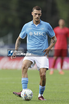 2024-07-16 - Napoli's Spanish defender Rafa Marin controls the ball during friendly match SSC Napoli Anaune val di Non SSC Napoli's 2024-25 preseason training camp in val di sole in Trentino, Dimaro Folgarida

 - NAPOLI VS ANAUNE VAL DI NON - FRIENDLY MATCH - SOCCER