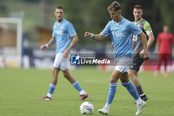 2024-07-16 - Napoli's Danish midfielder Jesper Lindstrom controls the ball during friendly match SSC Napoli Anaune val di Non SSC Napoli's 2024-25 preseason training camp in val di sole in Trentino, Dimaro Folgarida

 - NAPOLI VS ANAUNE VAL DI NON - FRIENDLY MATCH - SOCCER