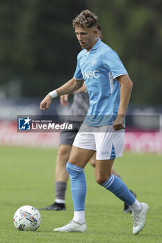 2024-07-16 - Napoli's Danish midfielder Jesper Lindstrom controls the ball during friendly match SSC Napoli Anaune val di Non SSC Napoli's 2024-25 preseason training camp in val di sole in Trentino, Dimaro Folgarida

 - NAPOLI VS ANAUNE VAL DI NON - FRIENDLY MATCH - SOCCER