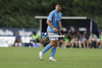 2024-07-16 - Napoli's Argentinian forward Giovanni Simeone looks during friendly match SSC Napoli Anaune val di Non SSC Napoli's 2024-25 preseason training camp in val di sole in Trentino, Dimaro Folgarida

 - NAPOLI VS ANAUNE VAL DI NON - FRIENDLY MATCH - SOCCER