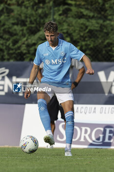 2024-07-16 - Napoli's Danish midfielder Jesper Lindstrom controls the ball during friendly match SSC Napoli Anaune val di Non SSC Napoli's 2024-25 preseason training camp in val di sole in Trentino, Dimaro Folgarida

 - NAPOLI VS ANAUNE VAL DI NON - FRIENDLY MATCH - SOCCER