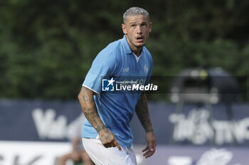 2024-07-16 - Napoli's Italian defender Pasquale Mazzocchi looks during friendly match SSC Napoli Anaune val di Non SSC Napoli's 2024-25 preseason training camp in val di sole in Trentino, Dimaro Folgarida

 - NAPOLI VS ANAUNE VAL DI NON - FRIENDLY MATCH - SOCCER