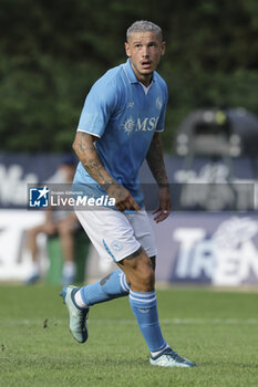 2024-07-16 - Napoli's Italian defender Pasquale Mazzocchi looks during friendly match SSC Napoli Anaune val di Non SSC Napoli's 2024-25 preseason training camp in val di sole in Trentino, Dimaro Folgarida

 - NAPOLI VS ANAUNE VAL DI NON - FRIENDLY MATCH - SOCCER