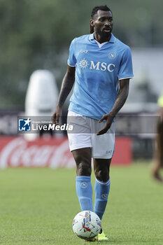 2024-07-16 - Napoli's Cameroonian midfielder Andre Frank Zambo Anguissa controls the ball during friendly match SSC Napoli Anaune val di Non SSC Napoli's 2024-25 preseason training camp in val di sole in Trentino, Dimaro Folgarida

 - NAPOLI VS ANAUNE VAL DI NON - FRIENDLY MATCH - SOCCER