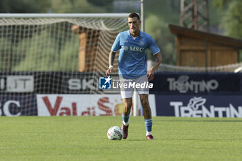 2024-07-16 - Napoli's Spanish defender Rafa Marin controls the ball during friendly match SSC Napoli Anaune val di Non SSC Napoli's 2024-25 preseason training camp in val di sole in Trentino, Dimaro Folgarida

 - NAPOLI VS ANAUNE VAL DI NON - FRIENDLY MATCH - SOCCER