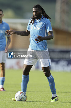 2024-07-16 - Napoli's Cameroonian midfielder Andre Frank Zambo Anguissa controls the ball during friendly match SSC Napoli Anaune val di Non SSC Napoli's 2024-25 preseason training camp in val di sole in Trentino, Dimaro Folgarida

 - NAPOLI VS ANAUNE VAL DI NON - FRIENDLY MATCH - SOCCER