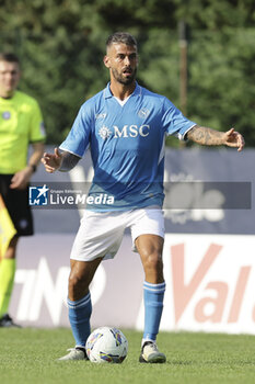 2024-07-16 - Napoli's Italian defender Leonardo Spinazzola controls the ball during friendly match SSC Napoli Anaune val di Non SSC Napoli's 2024-25 preseason training camp in val di sole in Trentino, Dimaro Folgarida

 - NAPOLI VS ANAUNE VAL DI NON - FRIENDLY MATCH - SOCCER