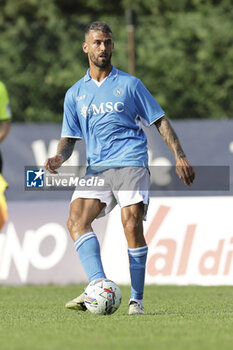 2024-07-16 - Napoli's Italian defender Leonardo Spinazzola controls the ball during friendly match SSC Napoli Anaune val di Non SSC Napoli's 2024-25 preseason training camp in val di sole in Trentino, Dimaro Folgarida

 - NAPOLI VS ANAUNE VAL DI NON - FRIENDLY MATCH - SOCCER