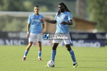 2024-07-16 - Napoli's Cameroonian midfielder Andre Frank Zambo Anguissa controls the ball during friendly match SSC Napoli Anaune val di Non SSC Napoli's 2024-25 preseason training camp in val di sole in Trentino, Dimaro Folgarida

 - NAPOLI VS ANAUNE VAL DI NON - FRIENDLY MATCH - SOCCER