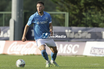 2024-07-16 - Napoli's Kosovar defender Amir Rrahmani controls the ball during friendly match SSC Napoli Anaune val di Non SSC Napoli's 2024-25 preseason training camp in val di sole in Trentino, Dimaro Folgarida

 - NAPOLI VS ANAUNE VAL DI NON - FRIENDLY MATCH - SOCCER