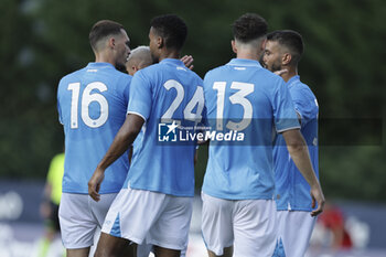 2024-07-16 - Sec napoli celebrate goal during friendly match SSC Napoli Anaune val di Non SSC Napoli's 2024-25 preseason training camp in val di sole in Trentino, Dimaro Folgarida

 - NAPOLI VS ANAUNE VAL DI NON - FRIENDLY MATCH - SOCCER