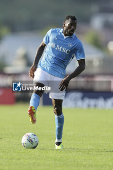 2024-07-16 - Napoli's Cameroonian midfielder Andre Frank Zambo Anguissa controls the ball during friendly match SSC Napoli Anaune val di Non SSC Napoli's 2024-25 preseason training camp in val di sole in Trentino, Dimaro Folgarida

 - NAPOLI VS ANAUNE VAL DI NON - FRIENDLY MATCH - SOCCER