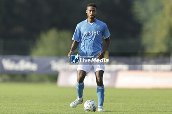 2024-07-16 - Napoli's Swedish midfielder Jens Cajuste controls the ball during friendly match SSC Napoli Anaune val di Non SSC Napoli's 2024-25 preseason training camp in val di sole in Trentino, Dimaro Folgarida

 - NAPOLI VS ANAUNE VAL DI NON - FRIENDLY MATCH - SOCCER