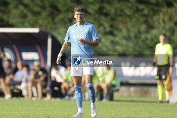 2024-07-16 - Napoli's Danish midfielder Jesper Lindstrom looks during friendly match SSC Napoli Anaune val di Non SSC Napoli's 2024-25 preseason training camp in val di sole in Trentino, Dimaro Folgarida

 - NAPOLI VS ANAUNE VAL DI NON - FRIENDLY MATCH - SOCCER