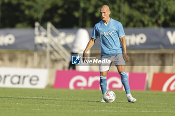 2024-07-16 - Napoli's Norwegian defender Leo Ostigard controls the ball during friendly match SSC Napoli Anaune val di Non SSC Napoli's 2024-25 preseason training camp in val di sole in Trentino, Dimaro Folgarida

 - NAPOLI VS ANAUNE VAL DI NON - FRIENDLY MATCH - SOCCER