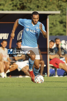 2024-07-16 - Napoli's Italian defender Francesco Mezzoni controls the ball during friendly match SSC Napoli Anaune val di Non SSC Napoli's 2024-25 preseason training camp in val di sole in Trentino, Dimaro Folgarida

 - NAPOLI VS ANAUNE VAL DI NON - FRIENDLY MATCH - SOCCER