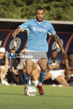 2024-07-16 - Napoli's Italian defender Francesco Mezzoni controls the ball during friendly match SSC Napoli Anaune val di Non SSC Napoli's 2024-25 preseason training camp in val di sole in Trentino, Dimaro Folgarida

 - NAPOLI VS ANAUNE VAL DI NON - FRIENDLY MATCH - SOCCER