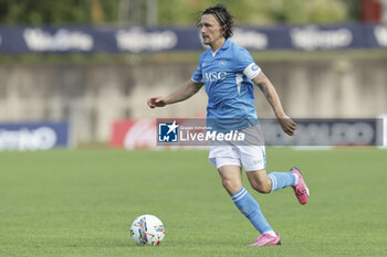 2024-07-16 - Napoli's Portuguese defender Mario Rui controls the ball during friendly match SSC Napoli Anaune val di Non SSC Napoli's 2024-25 preseason training camp in val di sole in Trentino, Dimaro Folgarida

 - NAPOLI VS ANAUNE VAL DI NON - FRIENDLY MATCH - SOCCER