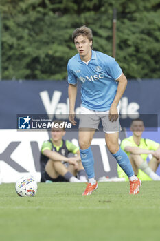 2024-07-16 - Napoli's Italian midfielder Alessio Zerbin controls the ball during friendly match SSC Napoli Anaune val di Non SSC Napoli's 2024-25 preseason training camp in val di sole in Trentino, Dimaro Folgarida

 - NAPOLI VS ANAUNE VAL DI NON - FRIENDLY MATCH - SOCCER