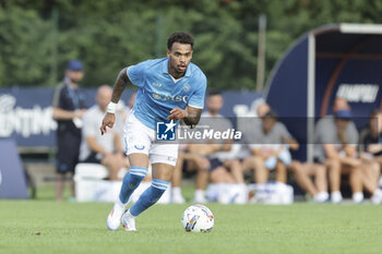 2024-07-16 - Napoli's Belgian forward Cyril Ngonge controls the ball during friendly match SSC Napoli Anaune val di Non SSC Napoli's 2024-25 preseason training camp in val di sole in Trentino, Dimaro Folgarida

 - NAPOLI VS ANAUNE VAL DI NON - FRIENDLY MATCH - SOCCER