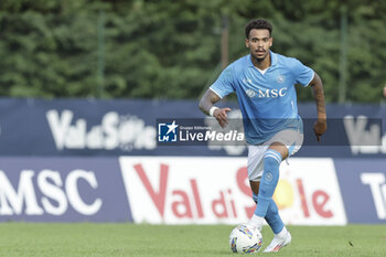 2024-07-16 - Napoli's Belgian forward Cyril Ngonge controls the ball during friendly match SSC Napoli Anaune val di Non SSC Napoli's 2024-25 preseason training camp in val di sole in Trentino, Dimaro Folgarida

 - NAPOLI VS ANAUNE VAL DI NON - FRIENDLY MATCH - SOCCER