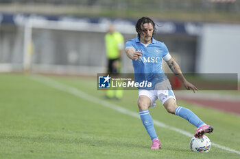 2024-07-16 - Napoli's Portuguese defender Mario Rui controls the ball during friendly match SSC Napoli Anaune val di Non SSC Napoli's 2024-25 preseason training camp in val di sole in Trentino, Dimaro Folgarida

 - NAPOLI VS ANAUNE VAL DI NON - FRIENDLY MATCH - SOCCER