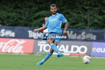 2024-07-20 - Napoli's Italian defender Leonardo Spinazzola scores against during friendly match SSC Napoli vs Mantova in SSC Napoli's 2024-25 preseason training camp in val di sole in Trentino, Dimaro Folgarida

 - NAPOLI VS MANTOVA - FRIENDLY MATCH - SOCCER