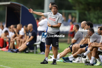 2024-07-20 - Napoli’s Italian coach Antonio Conte during friendly match SSC Napoli vs Mantova in SSC Napoli's 2024-25 preseason training camp in val di sole in Trentino, Dimaro Folgarida

 - NAPOLI VS MANTOVA - FRIENDLY MATCH - SOCCER