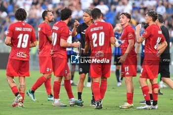 2024-08-02 - Head coach of Pisa Filippo Inzaghi gives indications to players of Pisa - PISA SC VS INTER - FC INTERNAZIONALE - FRIENDLY MATCH - SOCCER