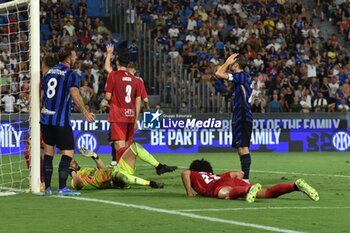 2024-08-02 - Nicolo' Barella (Inter) disappointment - PISA SC VS INTER - FC INTERNAZIONALE - FRIENDLY MATCH - SOCCER