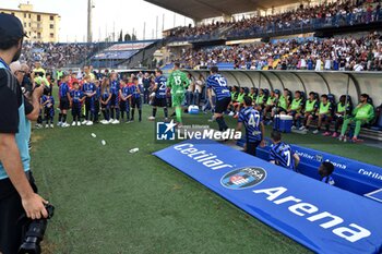 2024-08-02 - Players of Inter enter the field of Cetilar Arena Garibaldi in Pisa - PISA SC VS INTER - FC INTERNAZIONALE - FRIENDLY MATCH - SOCCER