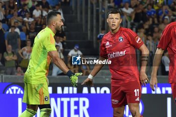 2024-08-02 - Nicolas Andrade (Pisa), Adrian Rus (Pisa) - PISA SC VS INTER - FC INTERNAZIONALE - FRIENDLY MATCH - SOCCER