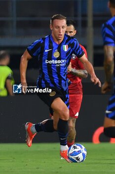 2024-08-02 - Davide Frattesi (Inter) - PISA SC VS INTER - FC INTERNAZIONALE - FRIENDLY MATCH - SOCCER