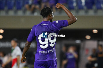 2024-07-19 - ACF Fiorentina's forward Christian Kouame celebrates after scoring a goal - ACF FIORENTINA VS AC REGGIANA - FRIENDLY MATCH - SOCCER