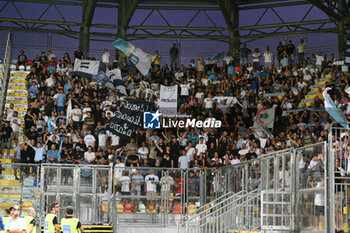 2024-08-03 - fans of S.S. Lazio during the friendly match between Frosinone Calcio vs S.S. Lazio 03rd August 2024 at the Benito Stirpe Stadium in Frosinone - FROSINONE VS LAZIO - FRIENDLY MATCH - SOCCER