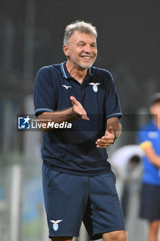 2024-08-03 - Marco Baroni of S.S. Lazio during the friendly match between Frosinone Calcio vs S.S. Lazio 03rd August 2024 at the Benito Stirpe Stadium in Frosinone - FROSINONE VS LAZIO - FRIENDLY MATCH - SOCCER