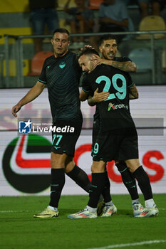 2024-08-03 - Mattia Zaccagni of S.S. Lazio during the friendly match between Frosinone Calcio vs S.S. Lazio 03rd August 2024 at the Benito Stirpe Stadium in Frosinone - FROSINONE VS LAZIO - FRIENDLY MATCH - SOCCER