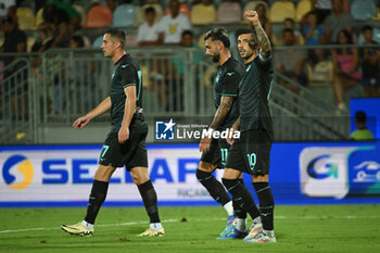 2024-08-03 - Mattia Zaccagni of S.S. Lazio during the friendly match between Frosinone Calcio vs S.S. Lazio 03rd August 2024 at the Benito Stirpe Stadium in Frosinone - FROSINONE VS LAZIO - FRIENDLY MATCH - SOCCER