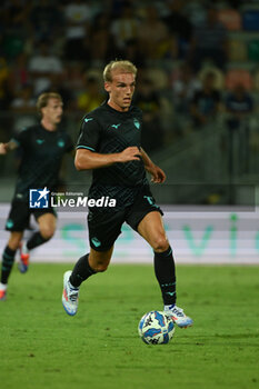 2024-08-03 - Gustav Isaksen of S.S. Lazio during the friendly match between Frosinone Calcio vs S.S. Lazio 03rd August 2024 at the Benito Stirpe Stadium in Frosinone - FROSINONE VS LAZIO - FRIENDLY MATCH - SOCCER