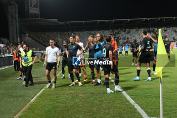 2024-08-03 - S.S. Lazio during the friendly match between Frosinone Calcio vs S.S. Lazio 03rd August 2024 at the Benito Stirpe Stadium in Frosinone - FROSINONE VS LAZIO - FRIENDLY MATCH - SOCCER