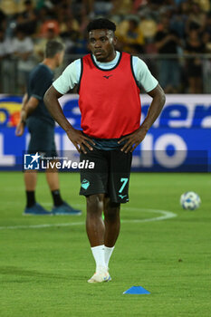 2024-08-03 - Dele-Bashiru of S.S. Lazio during the friendly match between Frosinone Calcio vs S.S. Lazio 03rd August 2024 at the Benito Stirpe Stadium in Frosinone - FROSINONE VS LAZIO - FRIENDLY MATCH - SOCCER