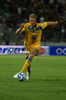 2024-08-03 - Marco Brescianini of Frosinone Calcio during the friendly match between Frosinone Calcio vs S.S. Lazio 03rd August 2024 at the Benito Stirpe Stadium in Frosinone - FROSINONE VS LAZIO - FRIENDLY MATCH - SOCCER