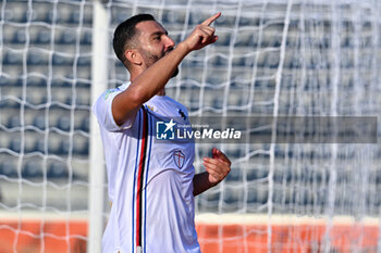 2024-08-03 - UC Sampdoria's forward Massimo Coda celebrates after scoring a goal - EMPOLI FC VS UC SAMPDORIA - FRIENDLY MATCH - SOCCER