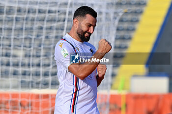 2024-08-03 - UC Sampdoria's forward Massimo Coda celebrates after scoring a goal - EMPOLI FC VS UC SAMPDORIA - FRIENDLY MATCH - SOCCER