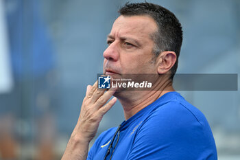 2024-08-03 - Empoli FC's coach Roberto D'Aversa - EMPOLI FC VS UC SAMPDORIA - FRIENDLY MATCH - SOCCER