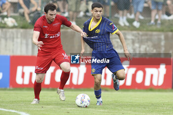 2024-07-17 - Reda Belahyane of Hellas Verona during Hellas Verona FC vs Top 22 Dilettanti Verona, 1° Test Match, at Centro Sportivo 'La Pineta' on Folgaria (TN), on July 17, 2024. - HELLAS VERONA FC VS TOP 22 DILETTANTI VERONA - FRIENDLY MATCH - SOCCER