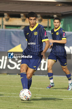 2024-07-17 - Agostin Luna of Hellas Verona play the ball during Hellas Verona FC vs Top 22 Dilettanti Verona, 1° Test Match, at Centro Sportivo 'La Pineta' on Folgaria (TN), on July 17, 2024. - HELLAS VERONA FC VS TOP 22 DILETTANTI VERONA - FRIENDLY MATCH - SOCCER