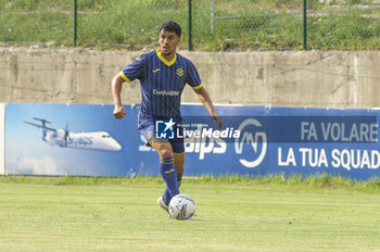 2024-07-17 - Abdou Harroui of Hellas Verona gioc1 during Hellas Verona FC vs Top 22 Dilettanti Verona, 1° Test Match, at Centro Sportivo 'La Pineta' on Folgaria (TN), on July 17, 2024. - HELLAS VERONA FC VS TOP 22 DILETTANTI VERONA - FRIENDLY MATCH - SOCCER