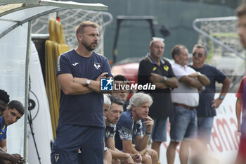 2024-07-17 - Paolo Zanetti Head Coach of Hellas Verona during Hellas Verona FC vs Top 22 Dilettanti Verona, 1° Test Match, at Centro Sportivo 'La Pineta' on Folgaria (TN), on July 17, 2024. - HELLAS VERONA FC VS TOP 22 DILETTANTI VERONA - FRIENDLY MATCH - SOCCER